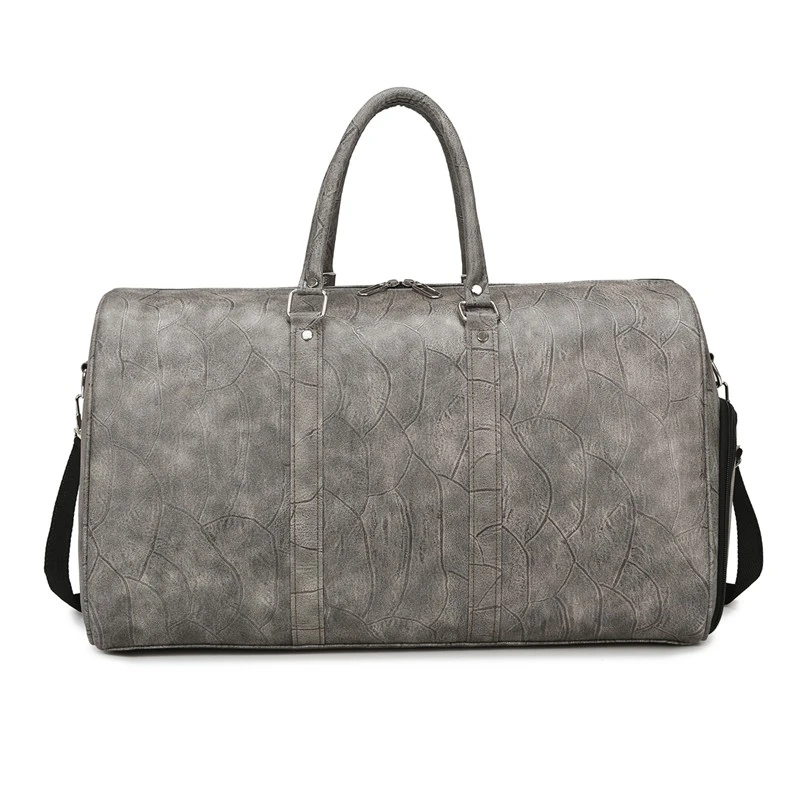 BED733 Sac de voyage unisexe minimaliste en PU grande capacit&eacute;