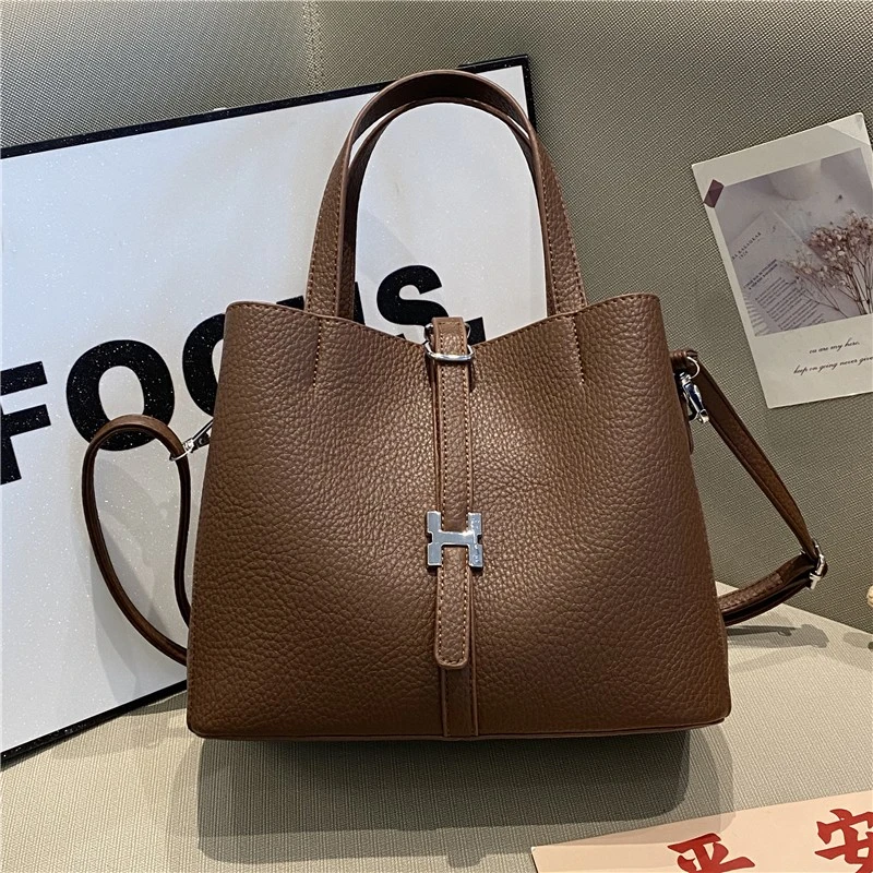 YD504 Sac &agrave; main imperm&eacute;able en cuir PU souple pour femmes