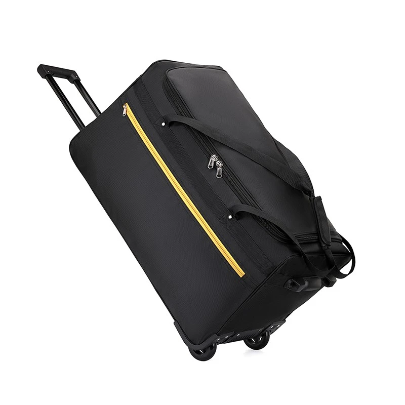 FLPN-7510-1Sac de voyage pliant &agrave; rayures en tissu Oxford de grande capacit&eacute;