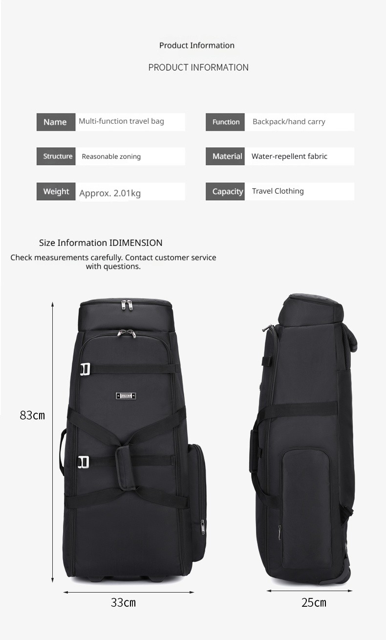 FLPN-2508-3 Sac de voyage personnalisé extra large pour chariot
